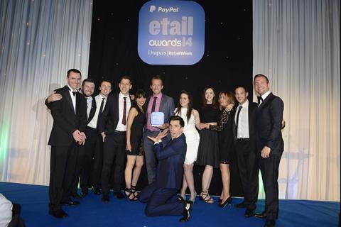 PayPal Overall Award for Excellence winner - AO.com